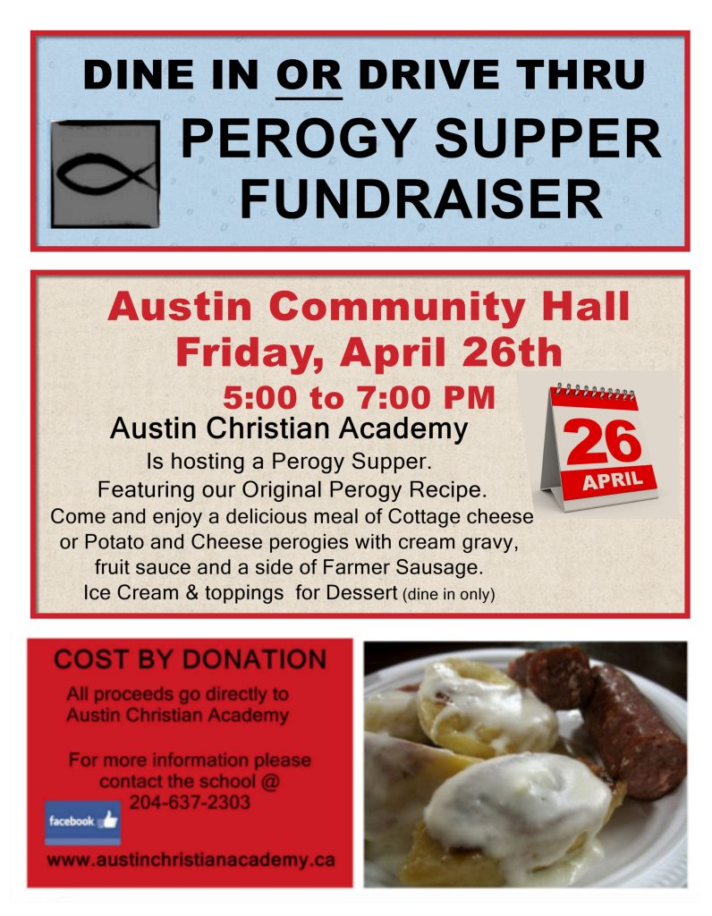 Perogy Supper Fundraiser